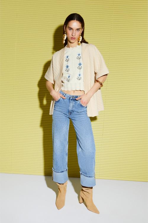  KAPİTONELİ KISA KOLLU KİMONO