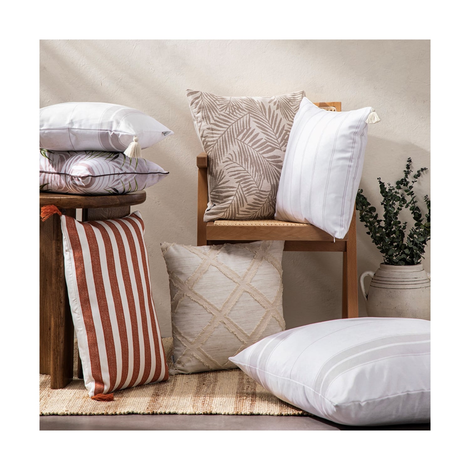 BELLA SOFT KIRLENT EKRU 45X45