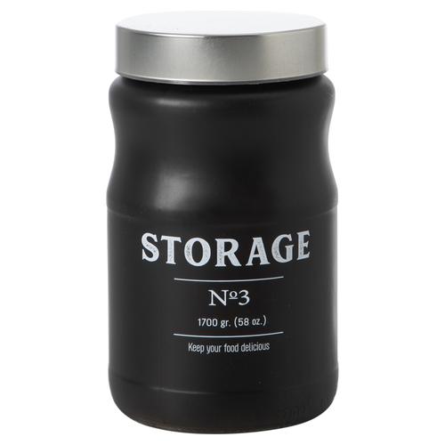  MONTANA SİYAH KAVANOZ NO3-1700ML