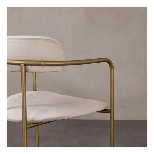  BRONX KOLÇAKLI SANDALYE BEJ