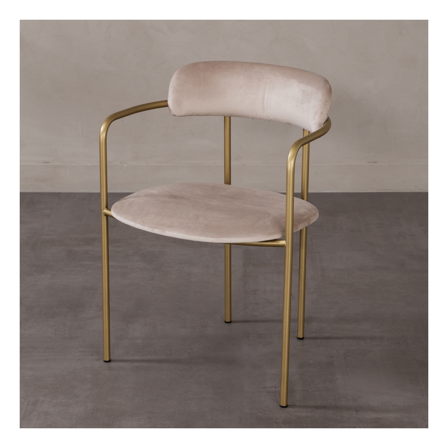 BRONX KOLÇAKLI SANDALYE BEJ