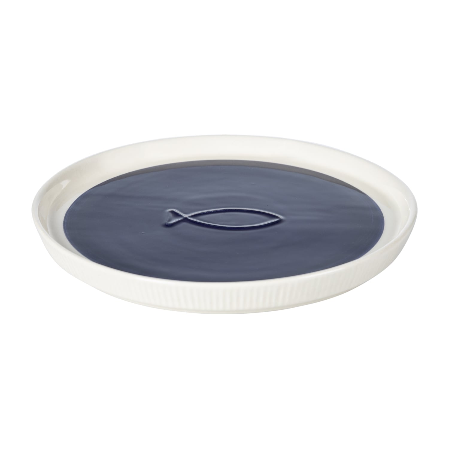 NEW YORK PASTA TABAĞI - MAVİ 21CM