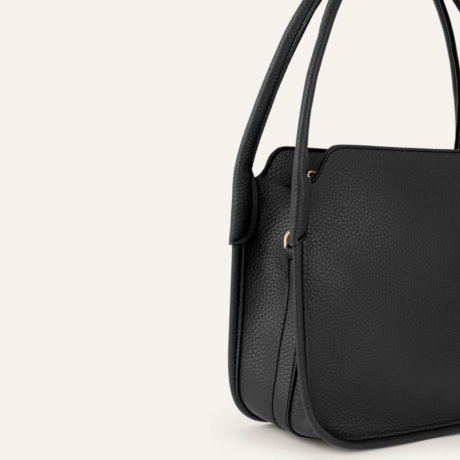 DERİ GÖRÜNÜMLÜ EL VE OMUZ ÇANTASI