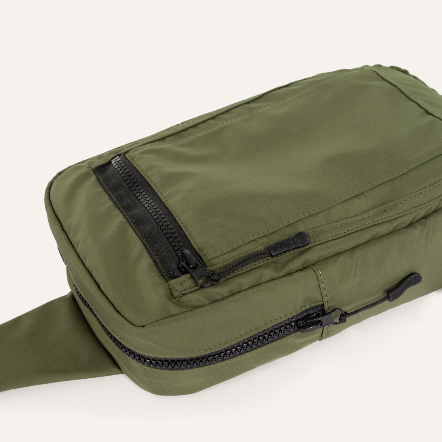 FERMUARLI KUMAŞ OMUZ ÇANTASI