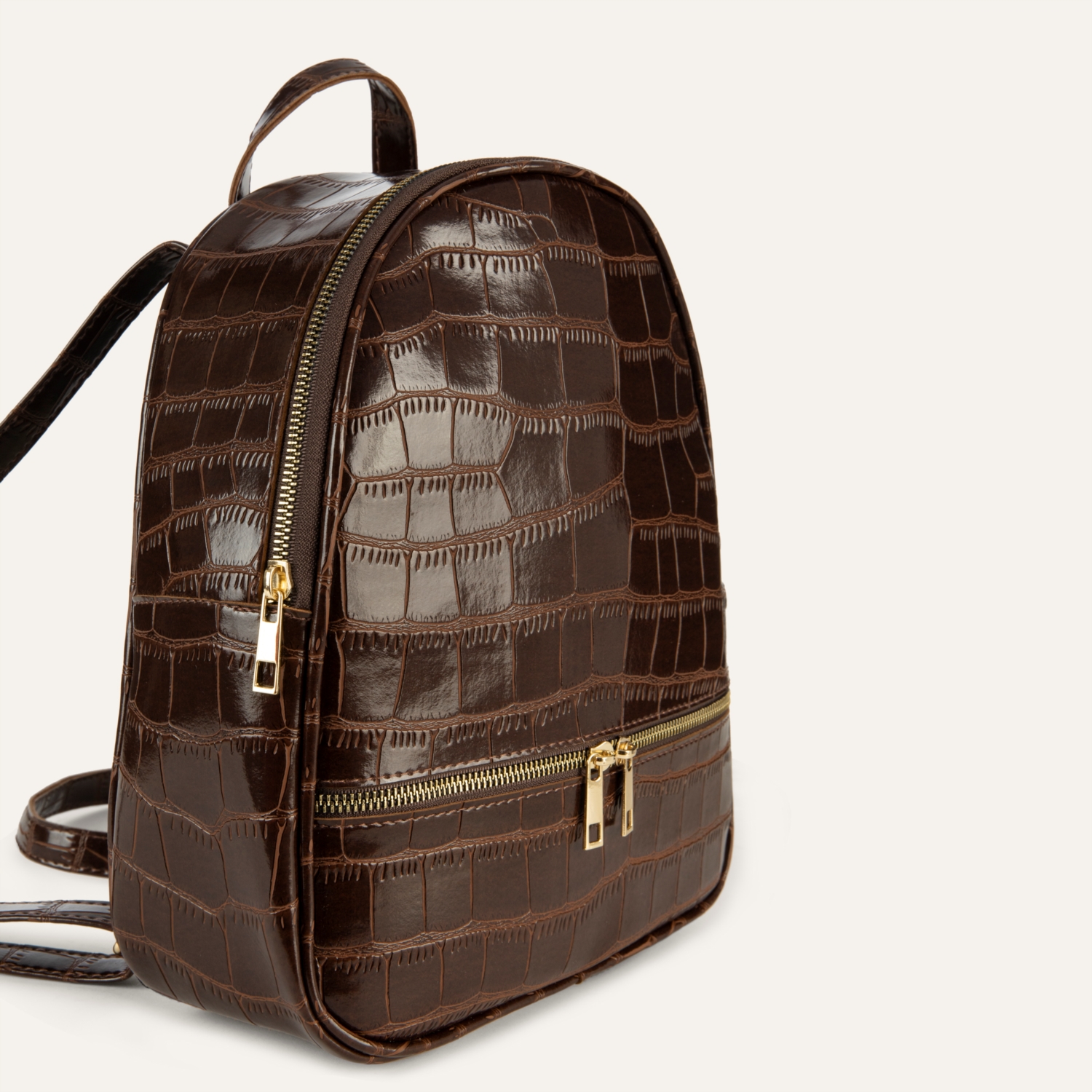 KROKODİL DESENLİ SIRT ÇANTASI