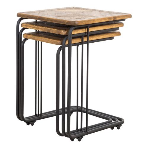  BARBARA MASİF AHŞAP ZİGON SEHPA