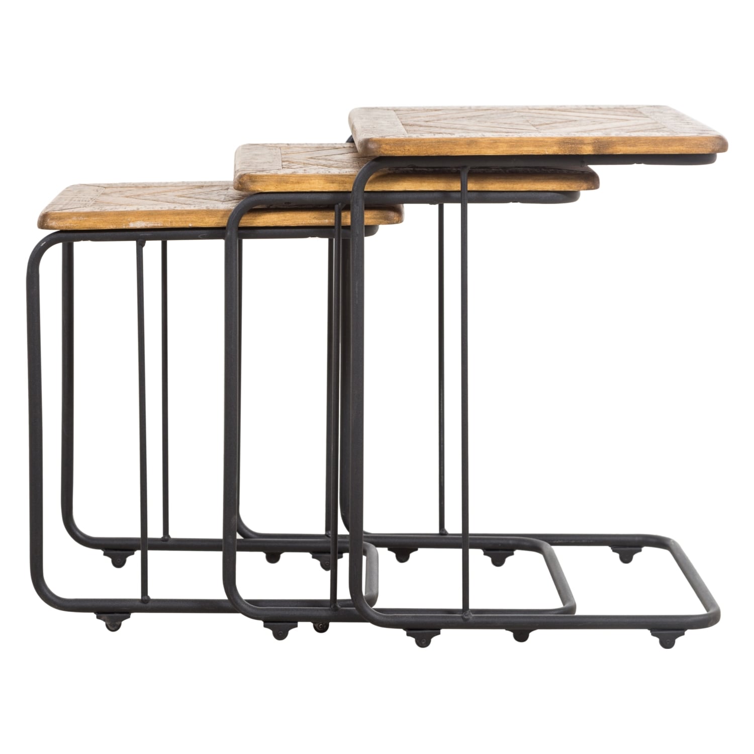 BARBARA MASİF AHŞAP ZİGON SEHPA