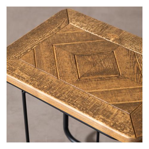  BARBARA MASİF AHŞAP ZİGON SEHPA