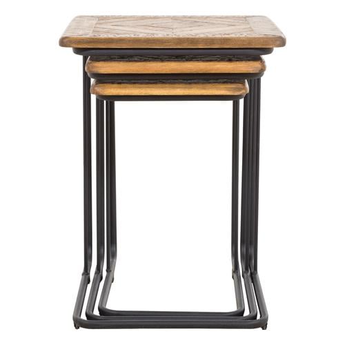  BARBARA MASİF AHŞAP ZİGON SEHPA