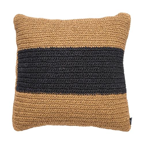  VERA STRIPE JÜT KIRLENT NATUREL SİYAH 45X45