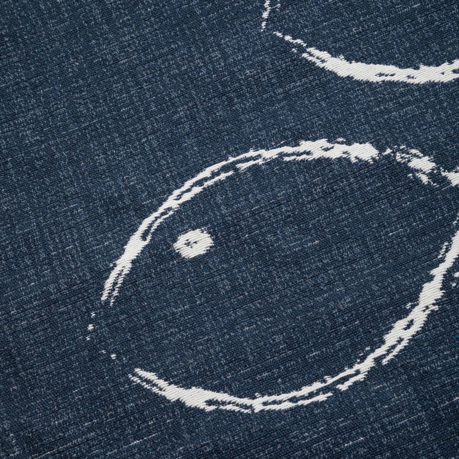 LARISSA FISH ÇİFT TARAFLI HALI LACİVERT BEYAZ 120X180