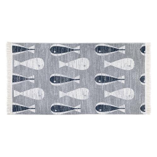  LARISSA MARİN ÇİFT TARAFLI KİLİM GRİ 80X150