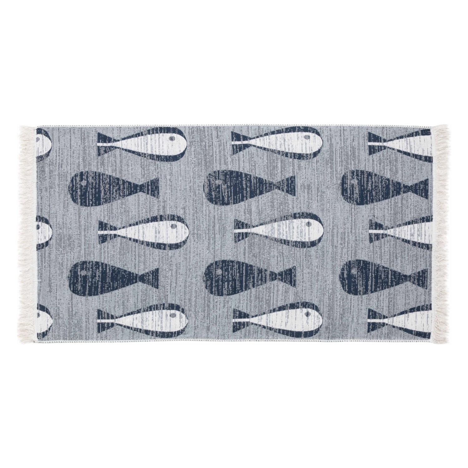 LARISSA MARİN ÇİFT TARAFLI KİLİM GRİ 80X150