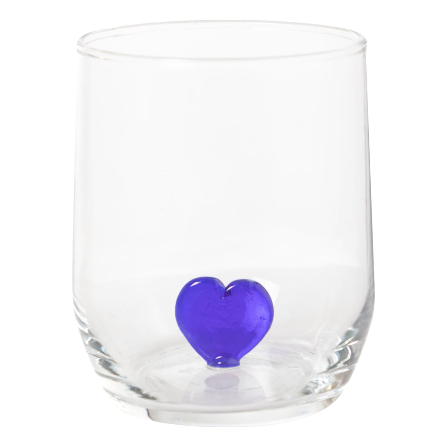 KALP FİGÜRLÜ BARDAK-LACİVERT 205 ML