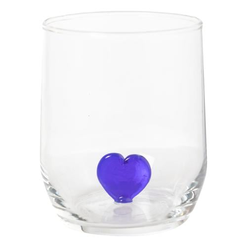 KALP FİGÜRLÜ BARDAK-LACİVERT 205 ML