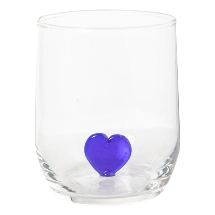 KALP FİGÜRLÜ BARDAK-LACİVERT 205 ML