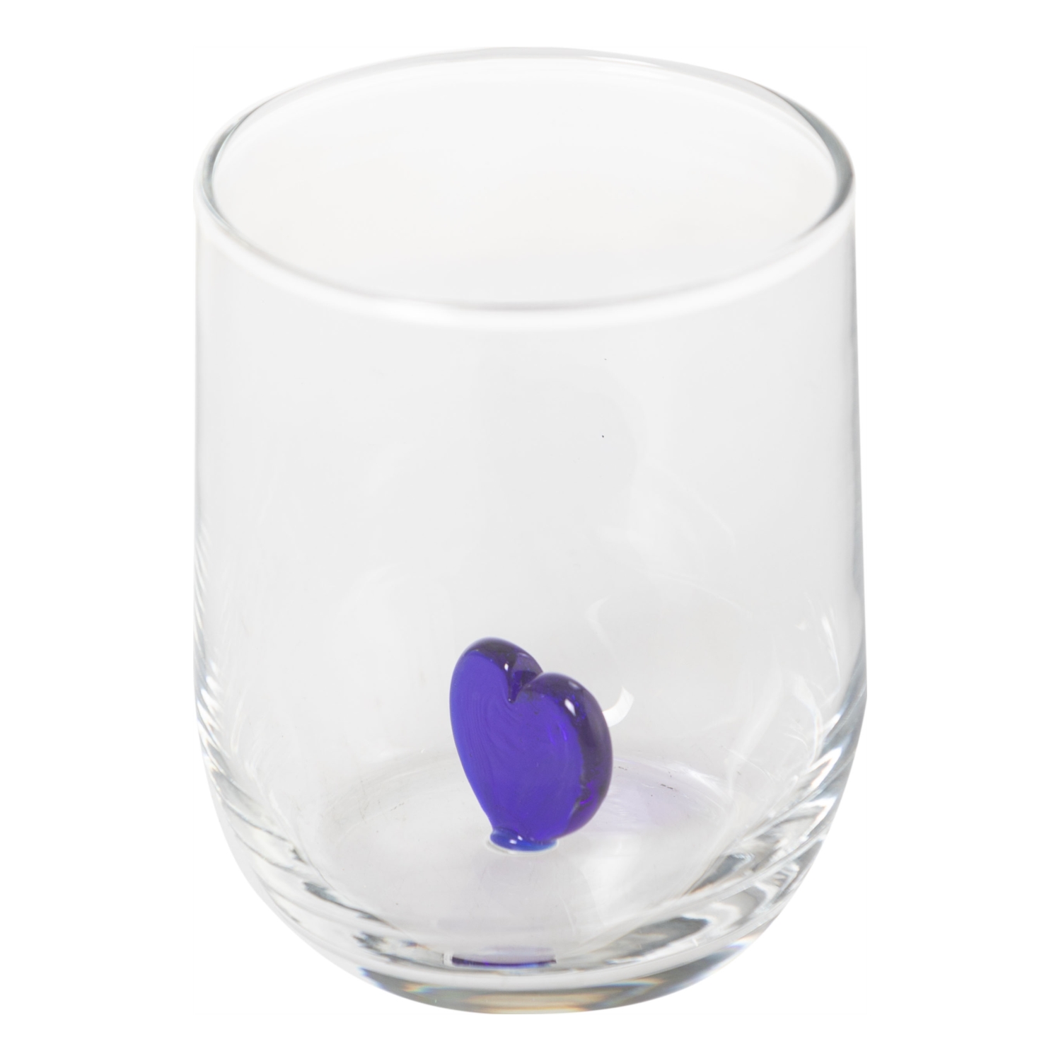 KALP FİGÜRLÜ BARDAK-LACİVERT 205 ML