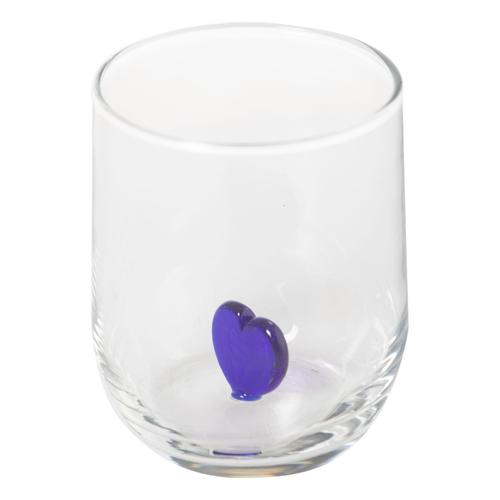 KALP FİGÜRLÜ BARDAK-LACİVERT 205 ML