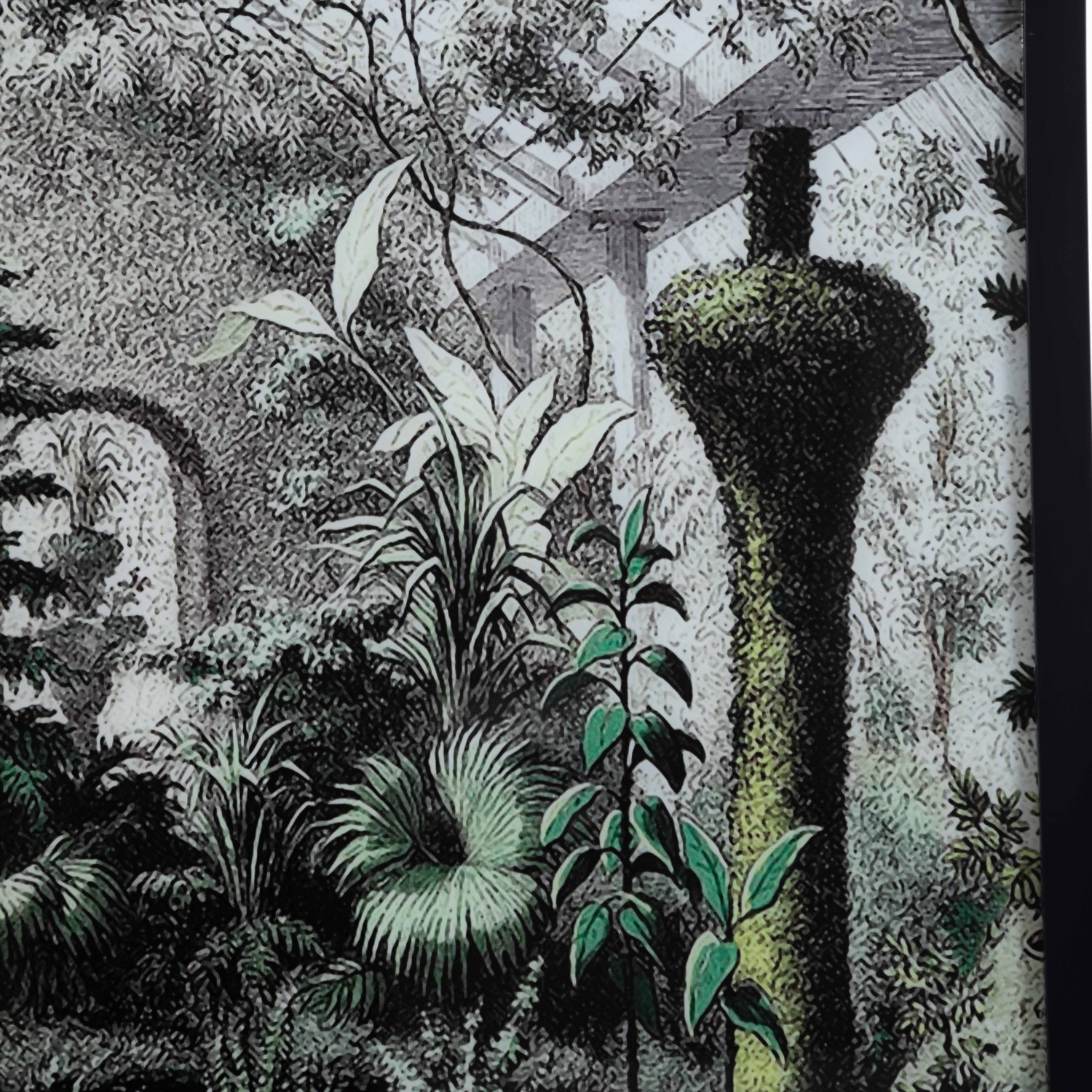 SERENITY II ÇERÇEVELİ CAM BASKILI PANO 60X90CM