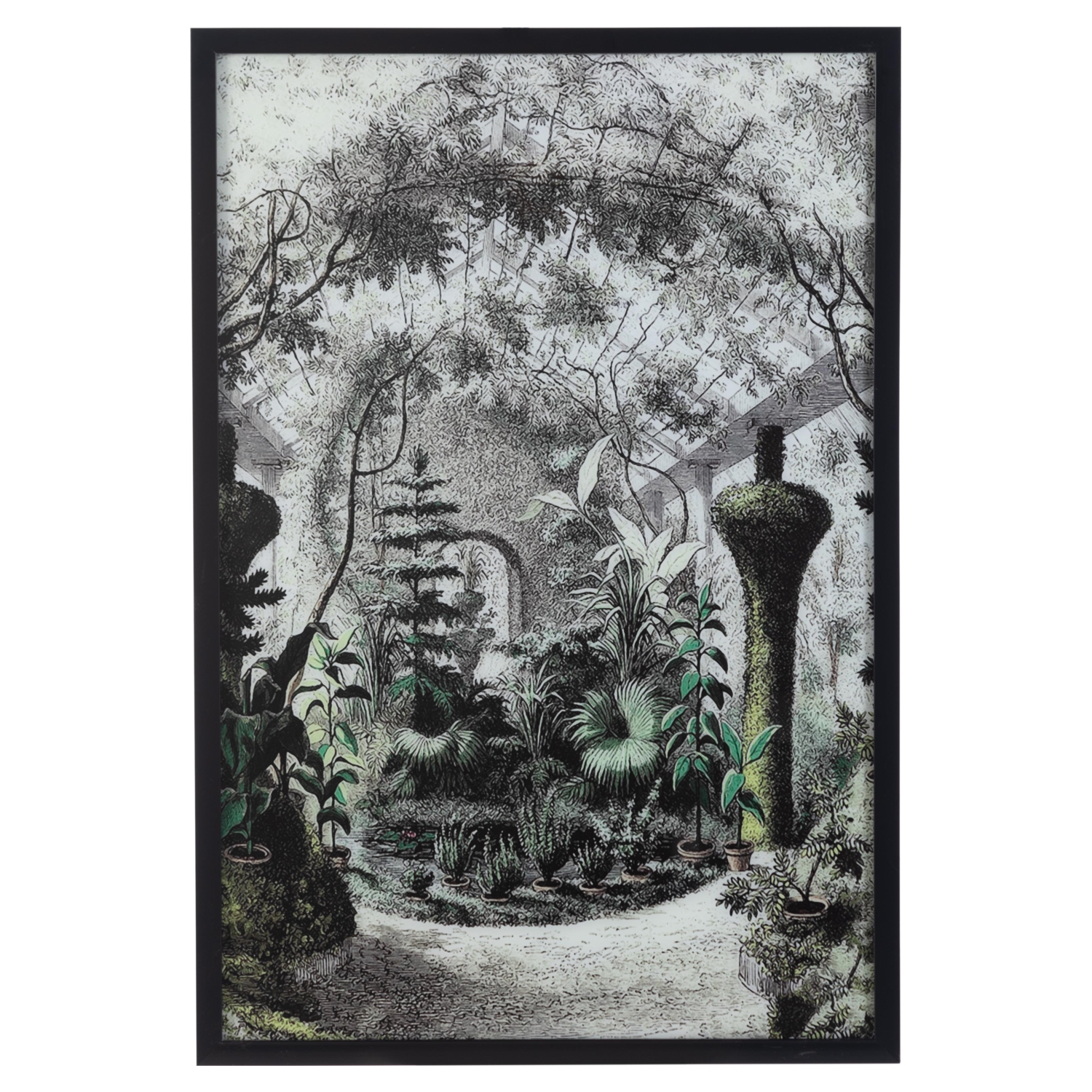 SERENITY II ÇERÇEVELİ CAM BASKILI PANO 60X90CM