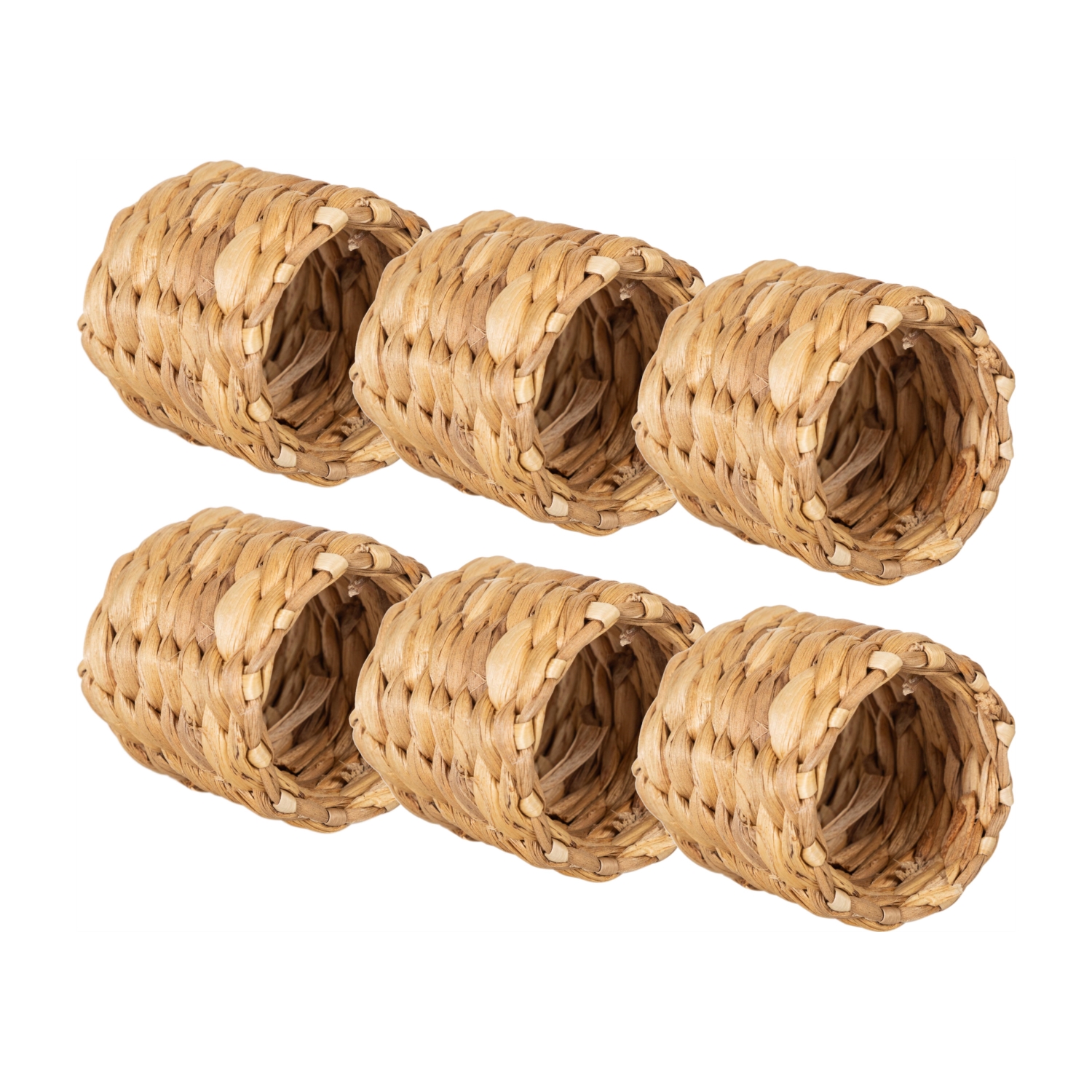 RATTAN PEÇETE HALKASI SETİ 6LI