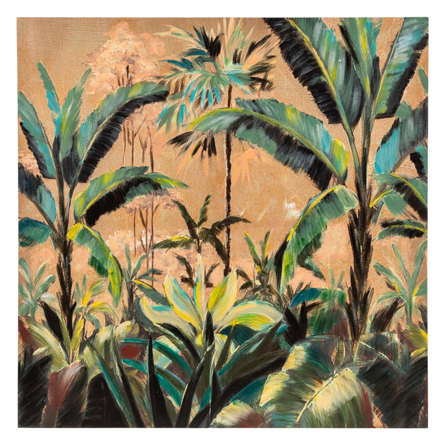 JUNGLE I YAĞLIBOYA TABLO 120X120CM