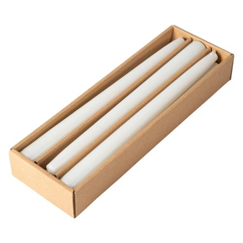  6LI ŞAMDAN MUM BEYAZ 25CM