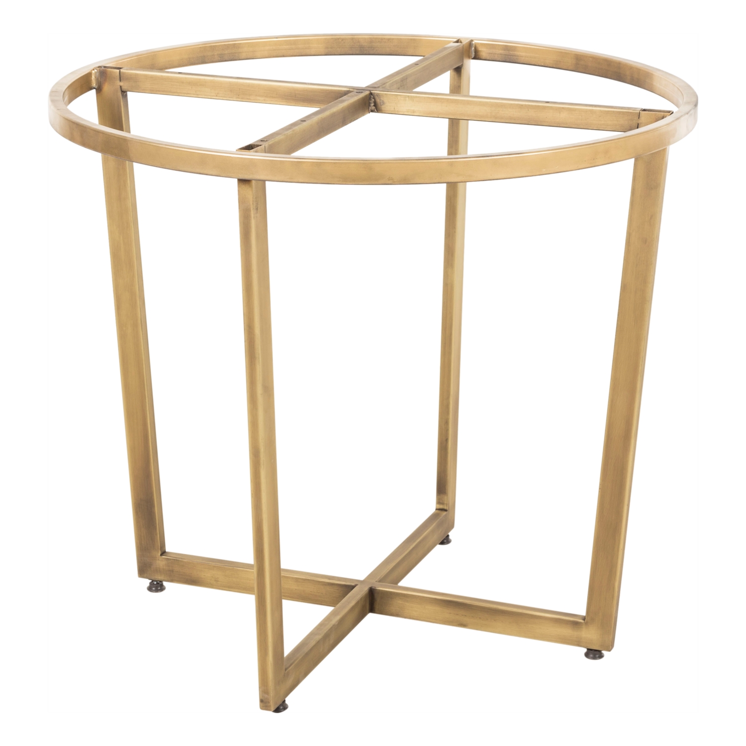 ROUND SARI ESKİTME METAL AYAK