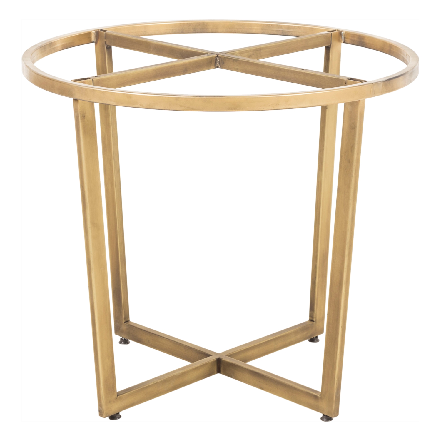 ROUND SARI ESKİTME METAL AYAK