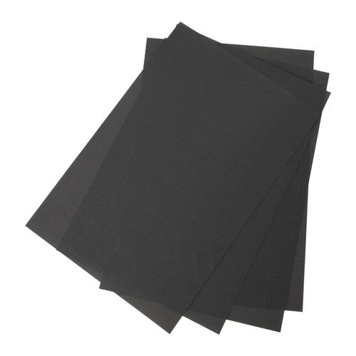  4LÜ AMERİKAN SERVİS SETİ  30X45 CM -SİYAH