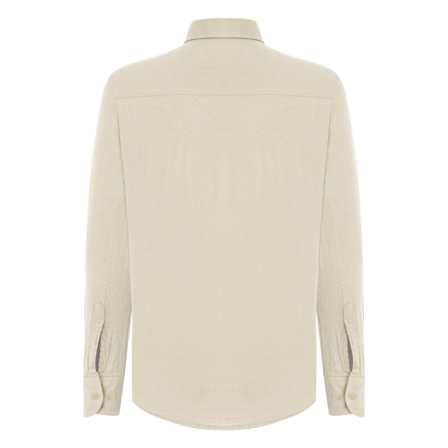 KETEN KARIŞIMLI REGULAR FIT GÖMLEK