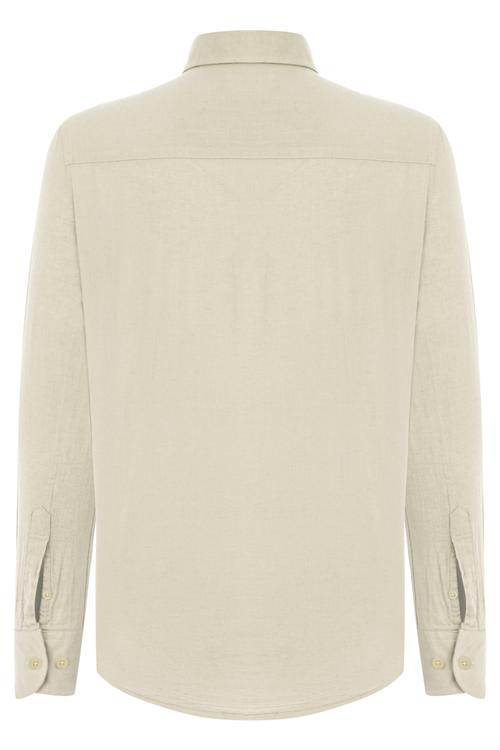  KETEN KARIŞIMLI REGULAR FIT GÖMLEK