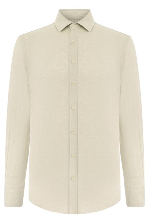  KETEN KARIŞIMLI REGULAR FIT GÖMLEK