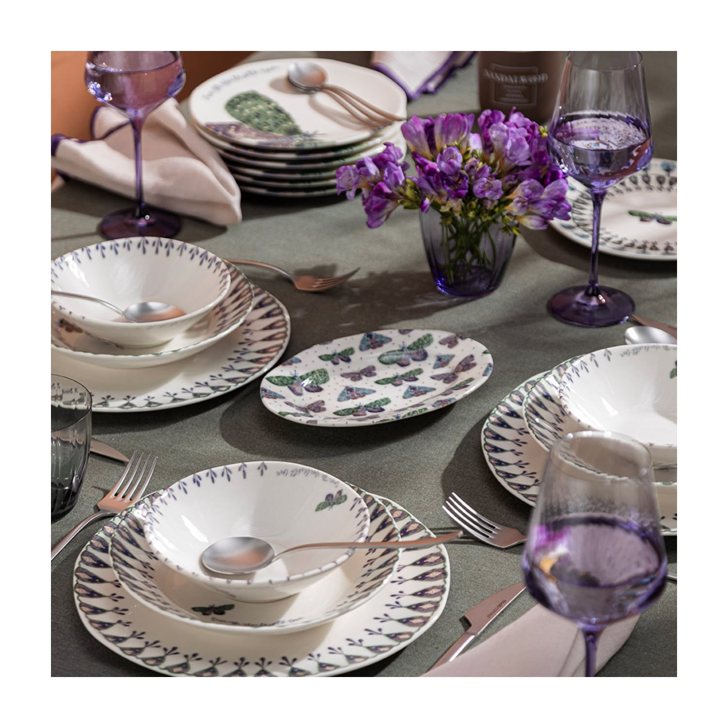 BUTTERFLY PASTA TABAĞI 21CM