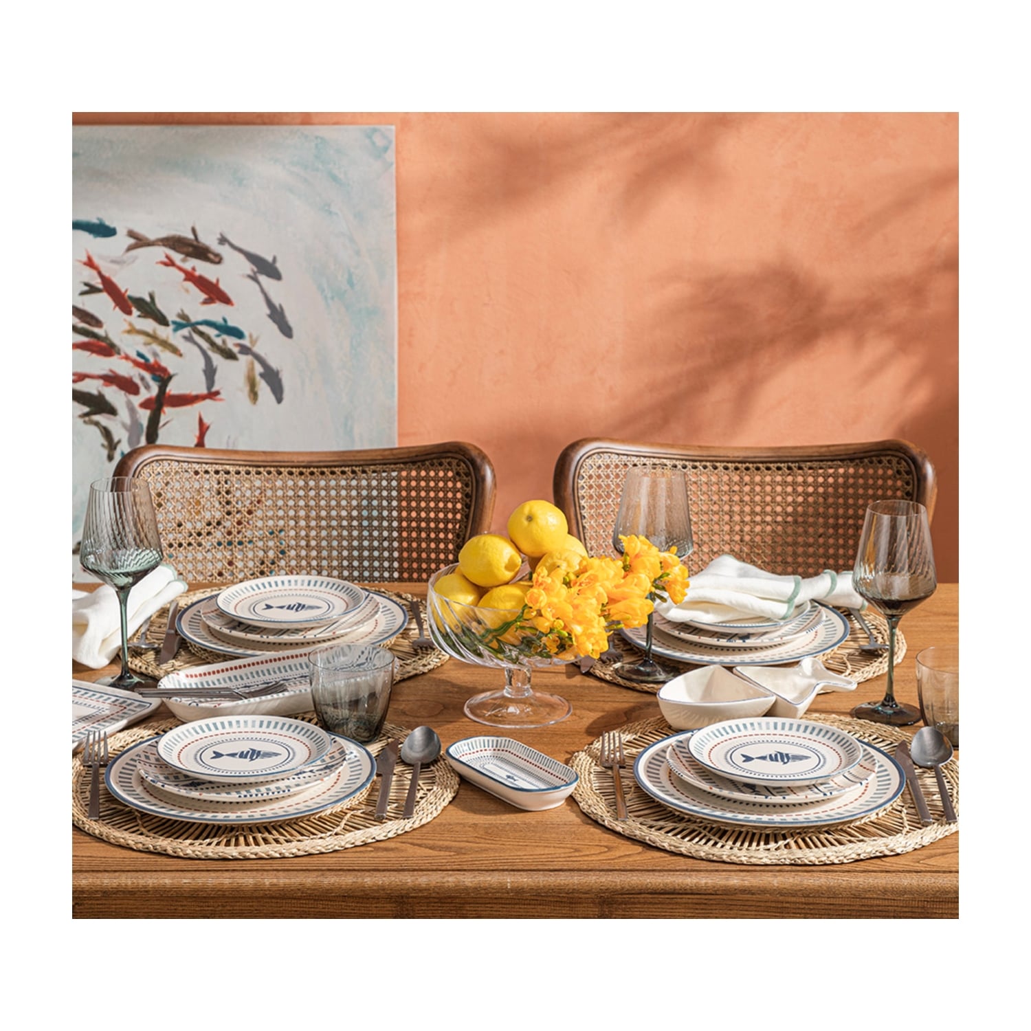 HANDMADE AMERİKAN SERVİS/SUPLA 40 CM