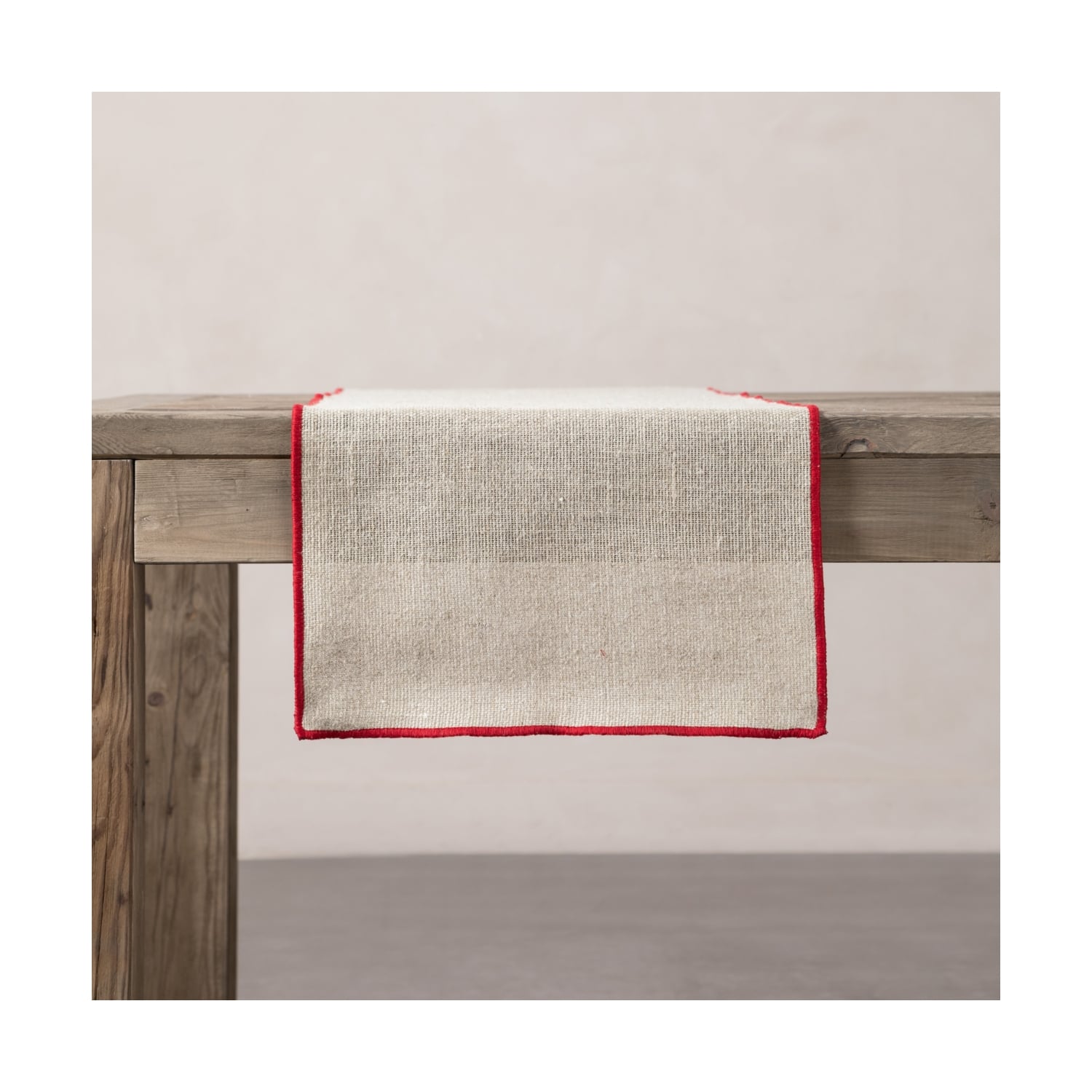 LOGAN KETEN RUNNER KIRMIZI 40x140