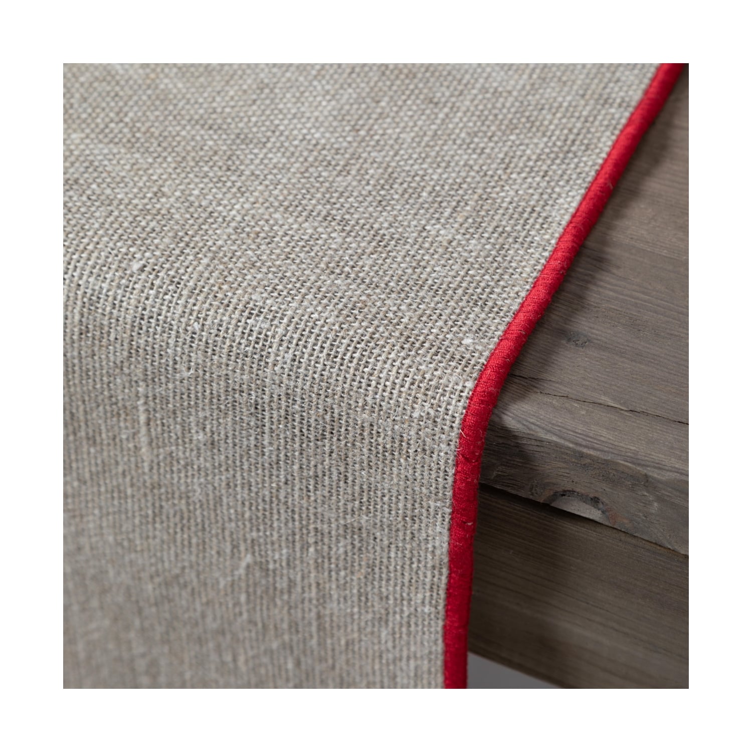 LOGAN KETEN RUNNER KIRMIZI 40x140