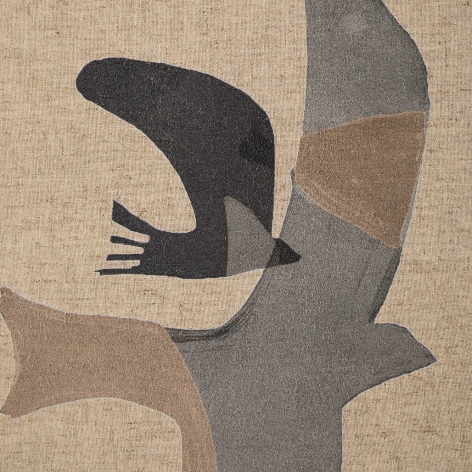 FLIED BIRD ÇERÇEVELİ KETEN PANO 40X60 CM