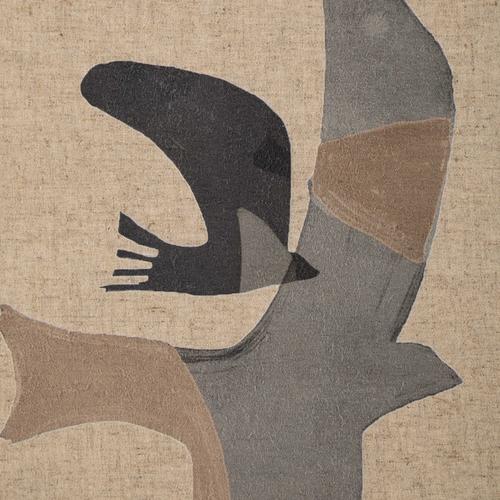  FLIED BIRD ÇERÇEVELİ KETEN PANO 40X60 CM