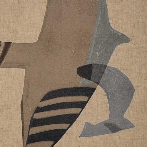  STRIDE BIRD ÇERÇEVELİ KETEN PANO 40X60 CM