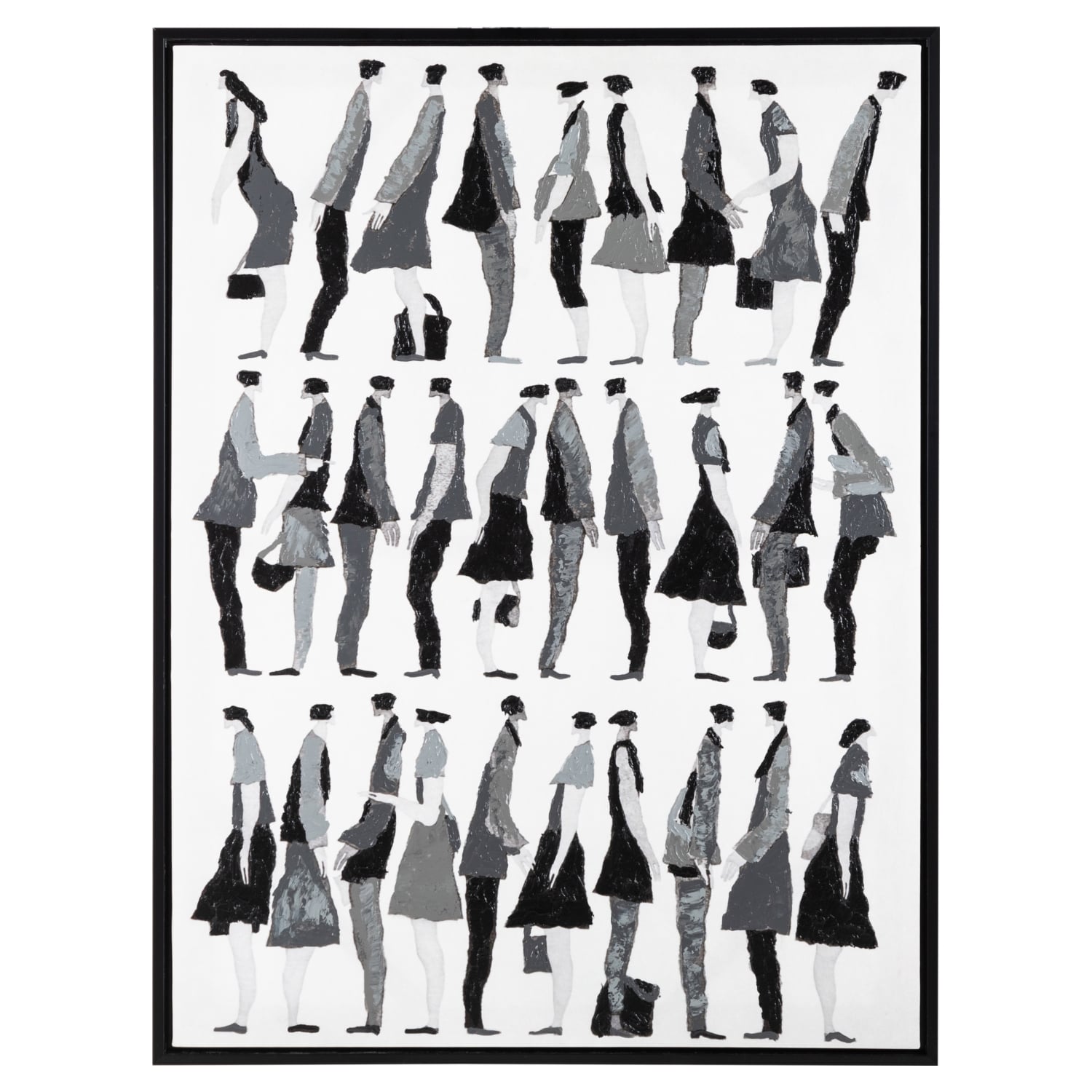 HOMO RHO ÇERÇEVELİ YAĞLIBOYA TABLO 90X120CM