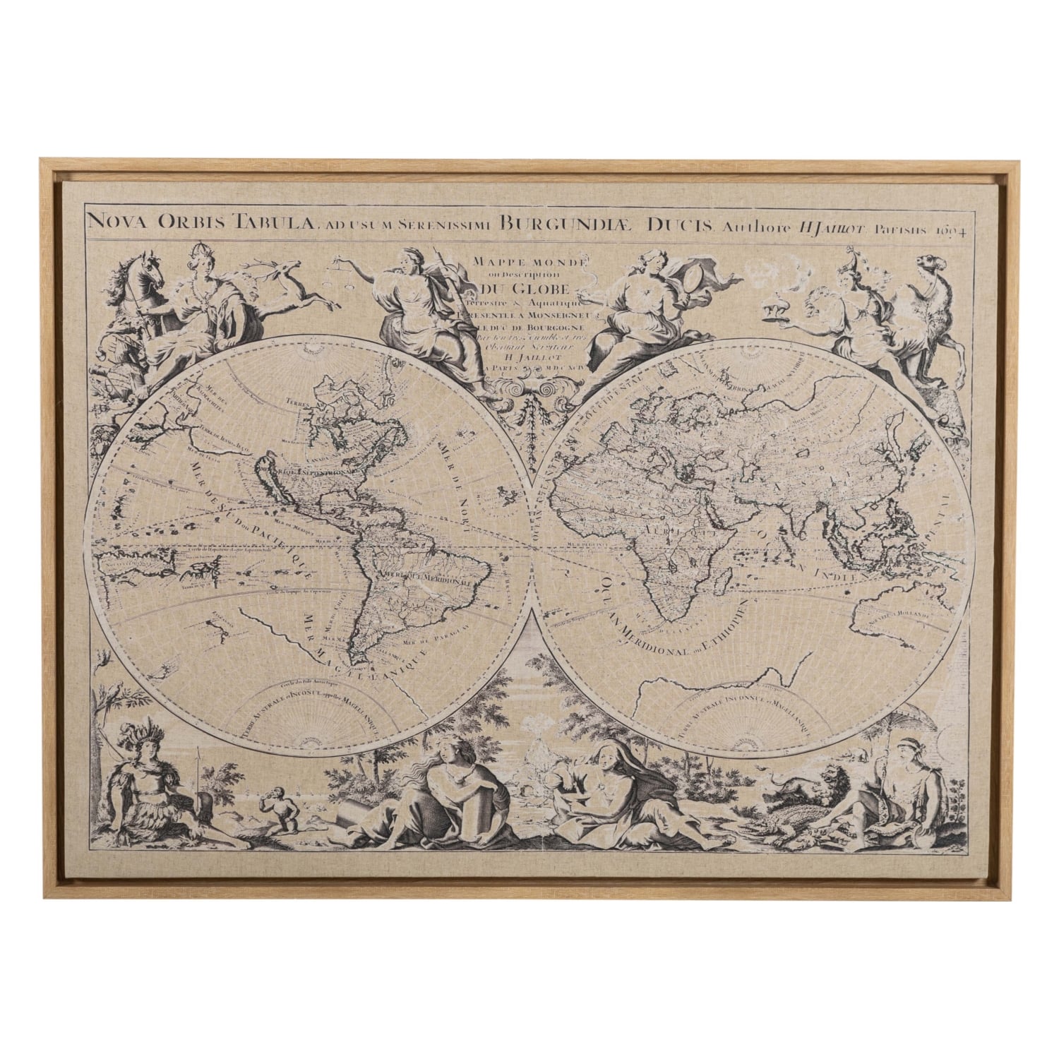 MYTH WORLD ÇERÇEVELİ KETEN PANO 90X120CM