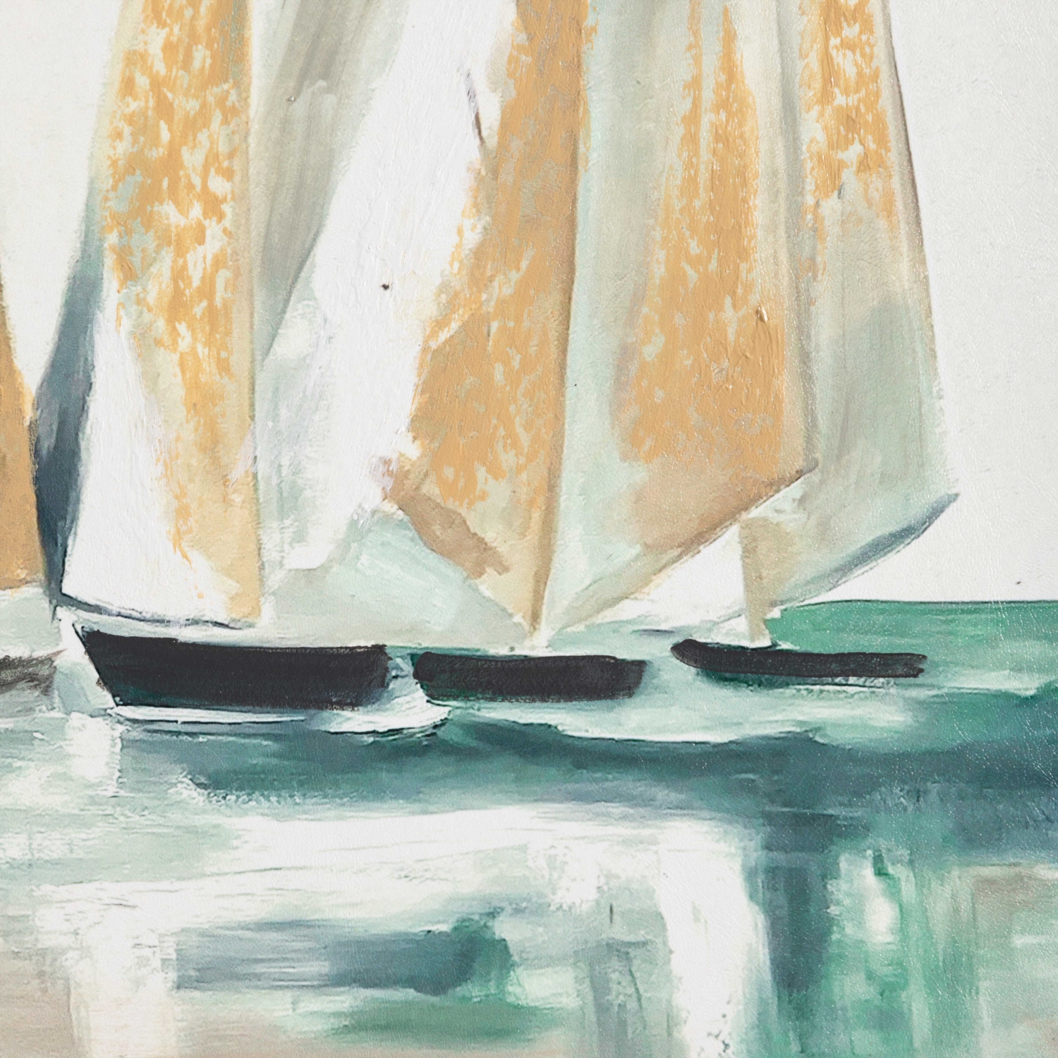 CREW ON BOARD ÇERÇEVELİ YAĞLIBOYA 90x120 CM