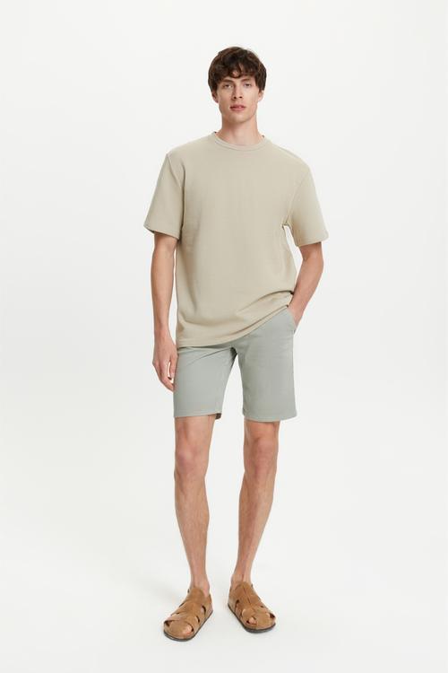  BİSİKLET YAKA KISA KOLLU SWEATSHIRT