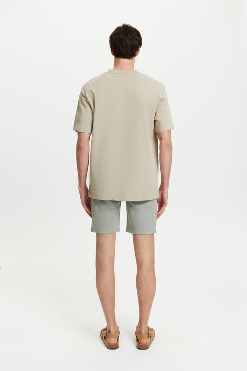  BİSİKLET YAKA KISA KOLLU SWEATSHIRT