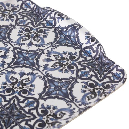  BLUE KAYDIRMAZ TEPSİ 42X31 CM