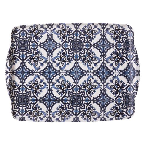  BLUE KAYDIRMAZ TEPSİ 42X31 CM