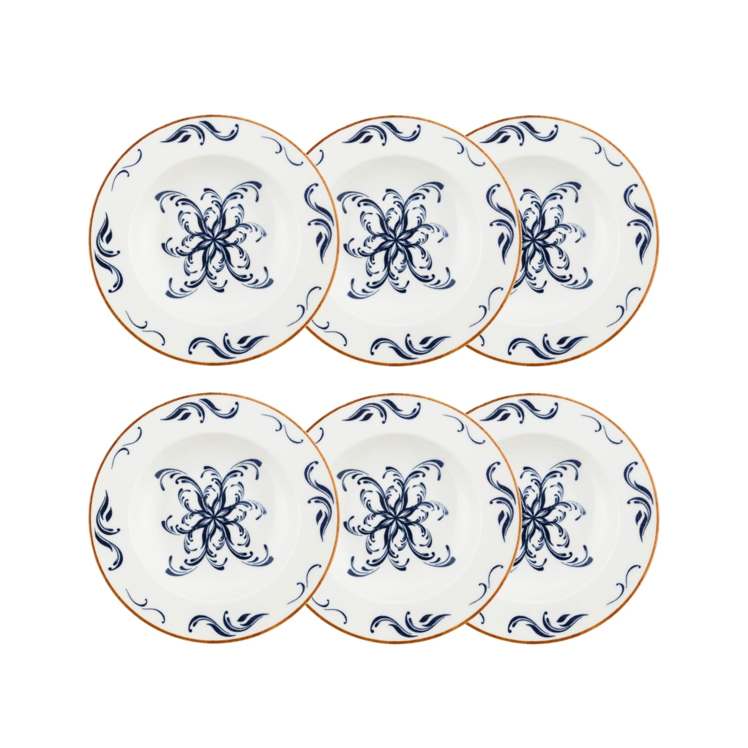 MARSILYA ÇUKUR TABAK SETİ 6LI