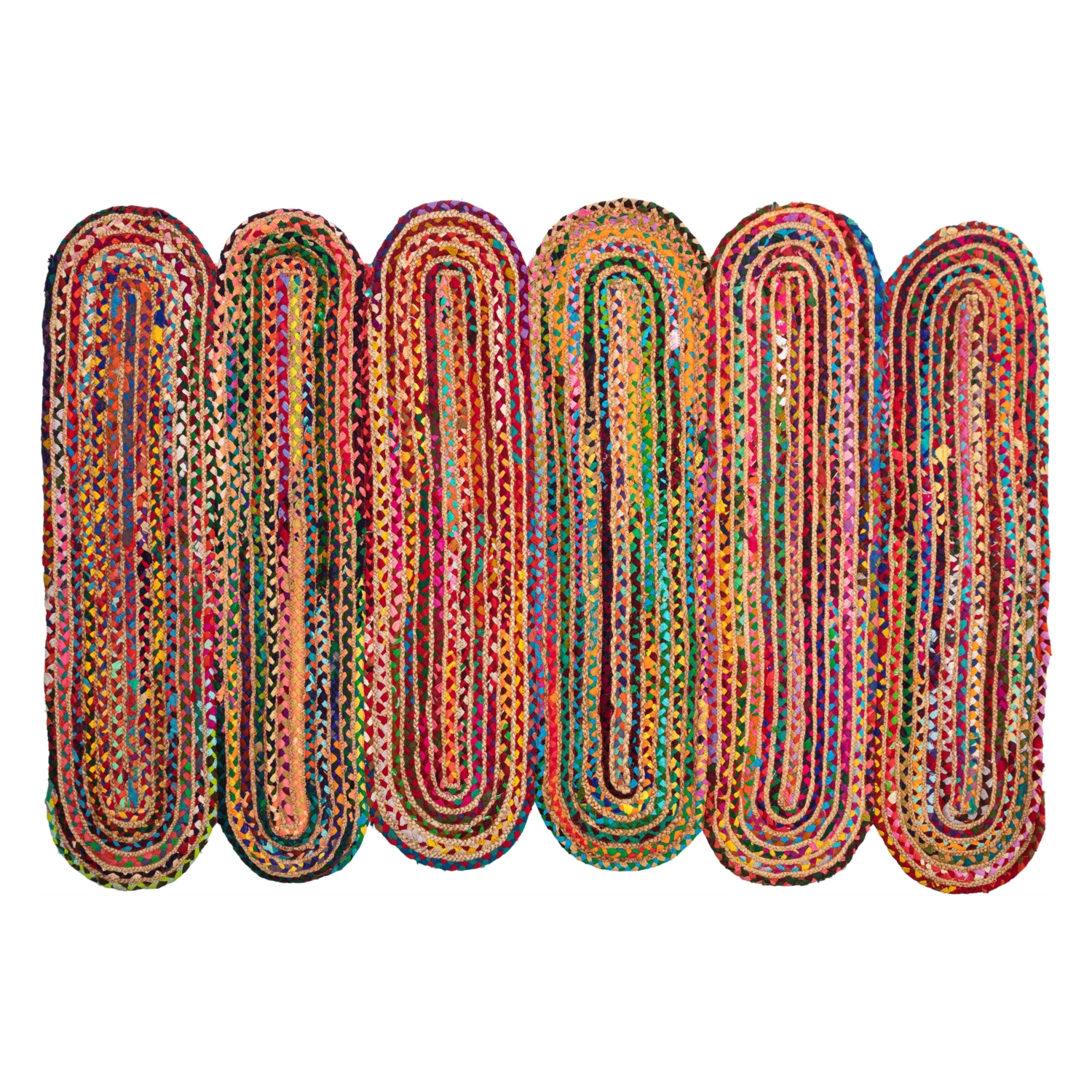 SISHA KIVRIMLI JÜT HALI RENKLİ 120X180CM