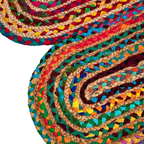  SISHA KIVRIMLI JÜT HALI RENKLİ 120X180CM